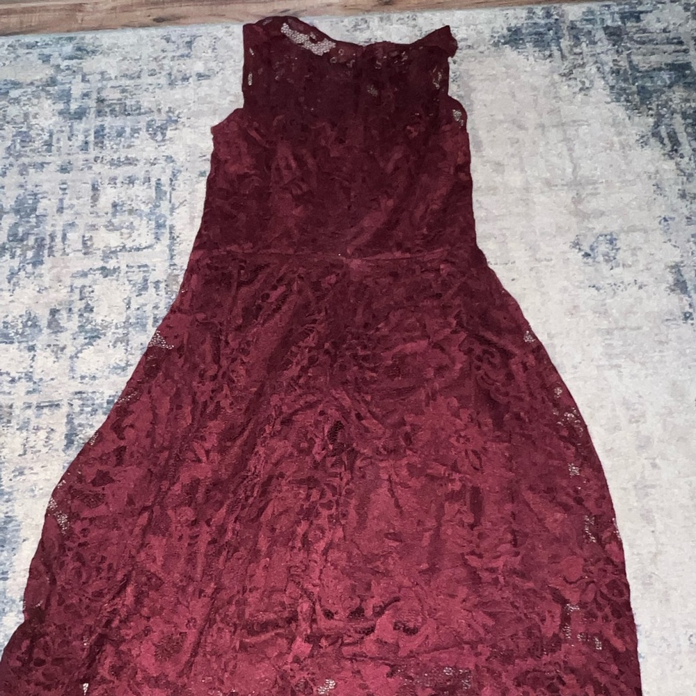 Red wine dress